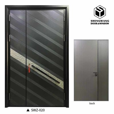 Cast Villa Khaki Copper 알루미늄 외관 문 접기 알루미늄 입문 문 사용자 정의 너비
