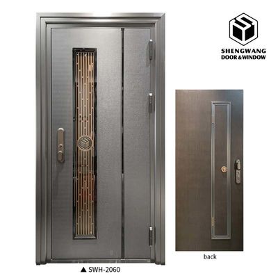 PVC HPL 마감 실내 알루미늄 문 OEM ODM 소음 방지 문 가정용
