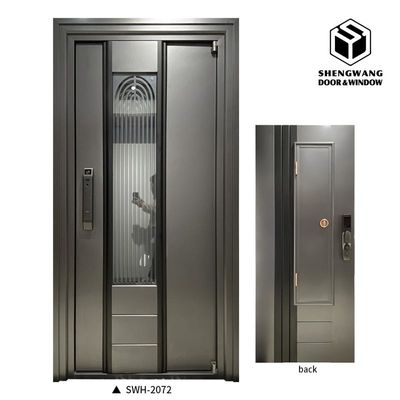스윙 알루미늄 정원 게이트 보안 멀티 포인트 잠금 시스템 알루미늄 측면 게이트